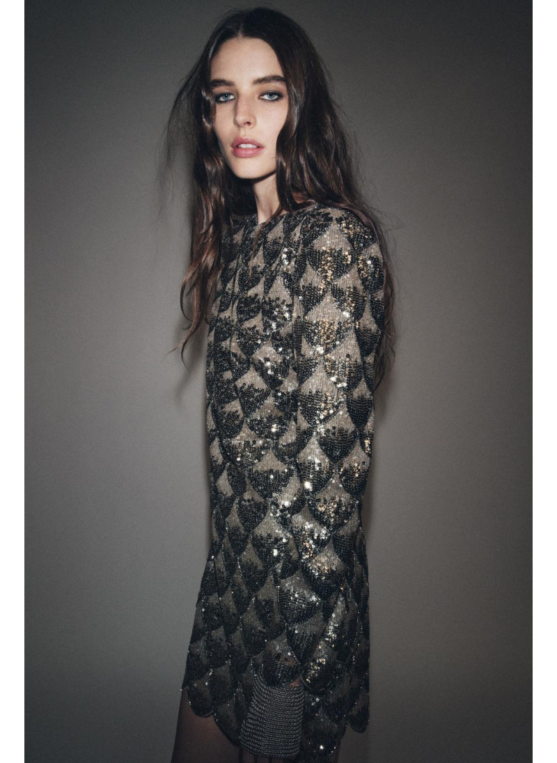 Платье с блестками zw collection