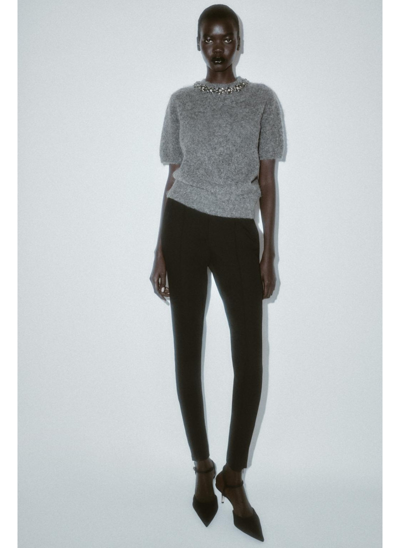 Пуловер с короткими рукава�...