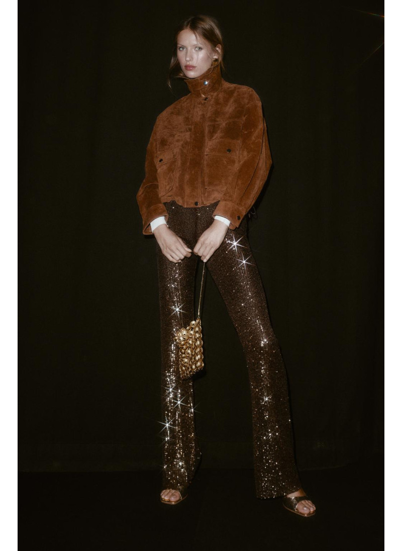 Кожаная куртка-бомбер из 100%...