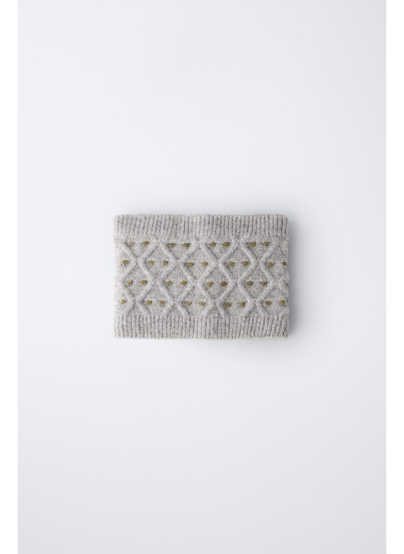 ТРИКОТАЖНЫЙ ШАРФ-СНУД В ГОР...