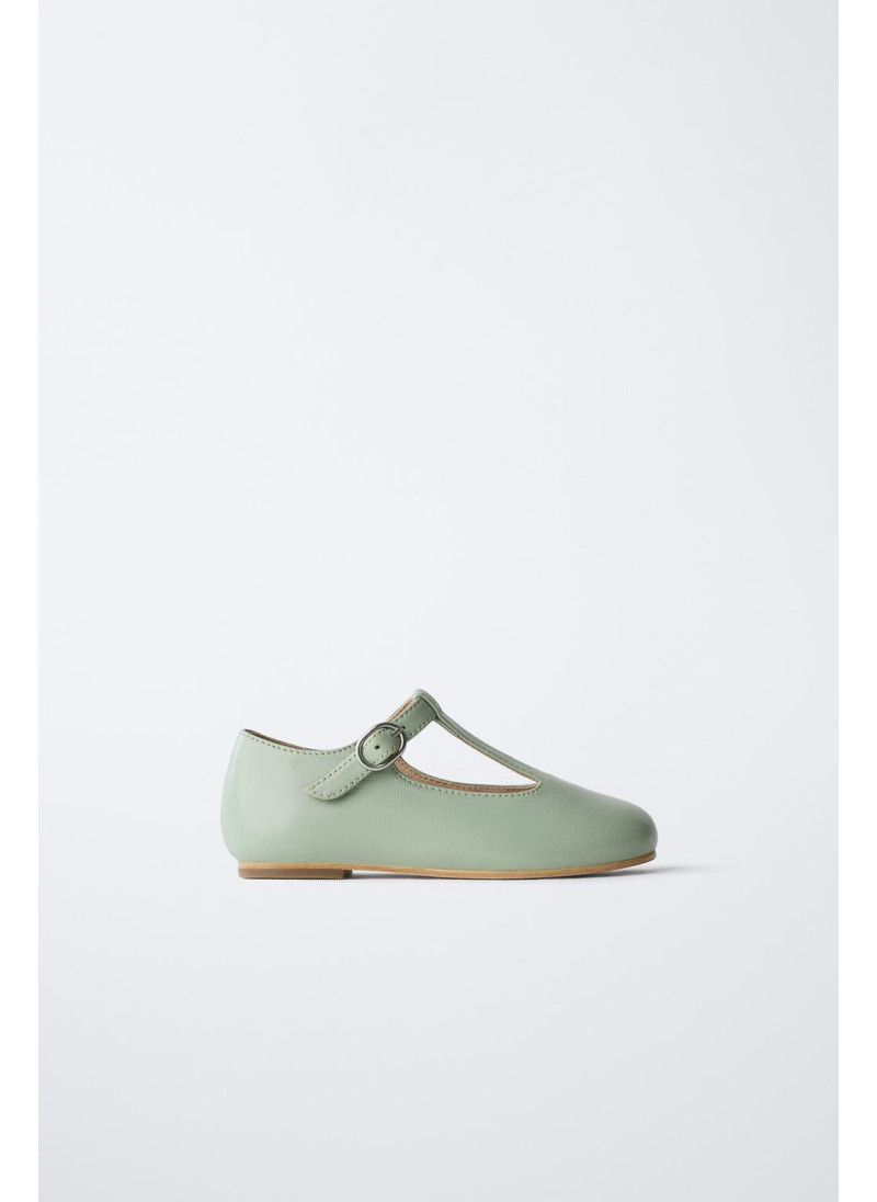 Туфли балетки из овечьей ко...