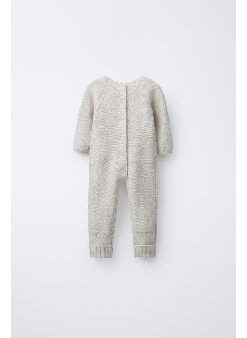 ВЯЗАНЫЙ КОМБИНЕЗОН С ВЫШИВ�...