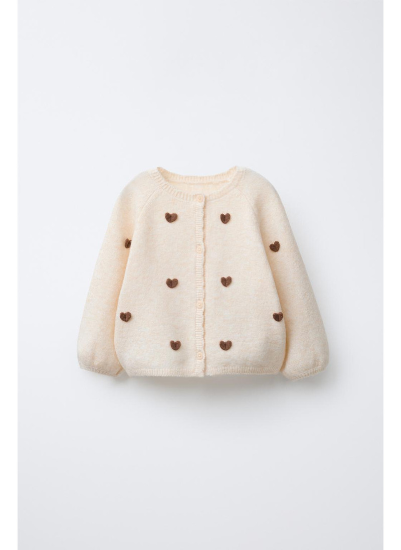 КАРДИГАН С СЕРДЦАМИ