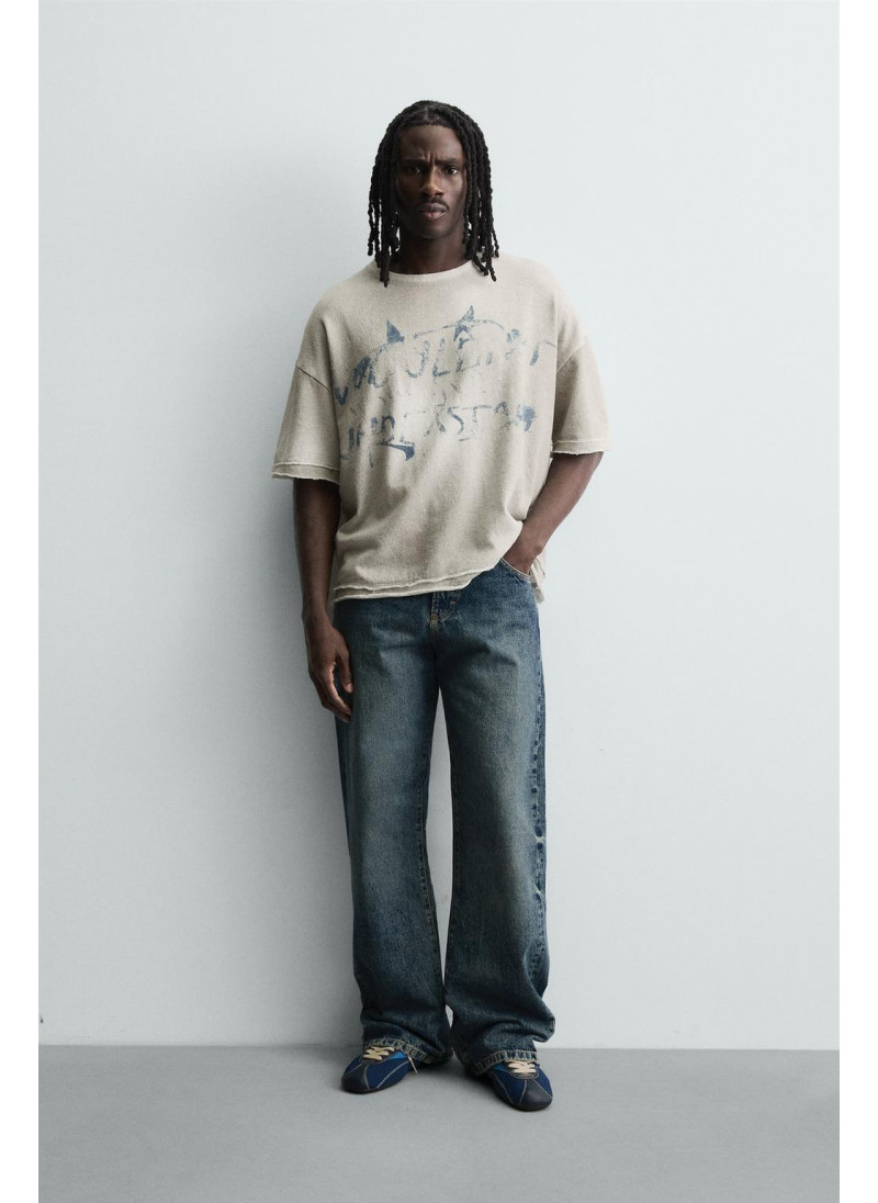 Трикотажная футболка с при�...