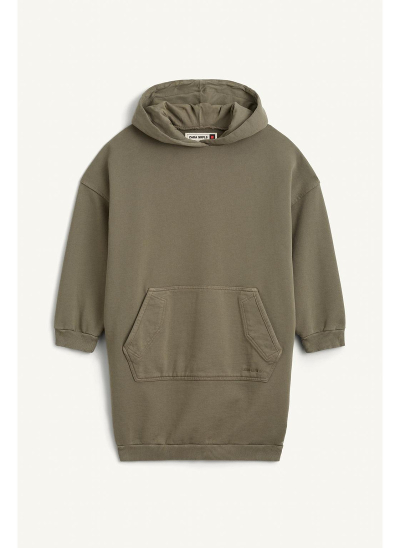 Плюшевое платье с капюшоно�...