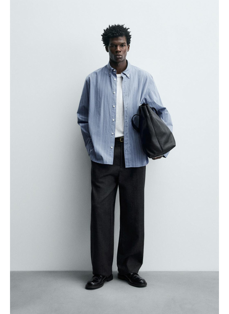 Рубашка в полоску из тексту...