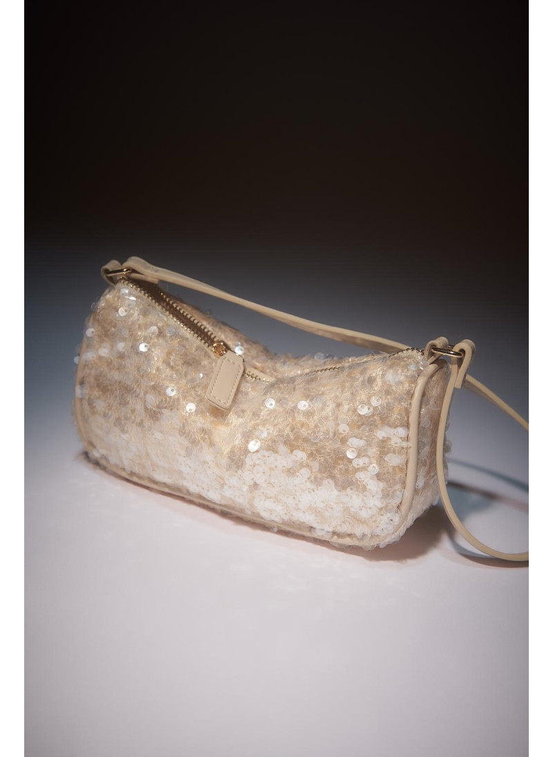 Сумка на плечо с пайетками