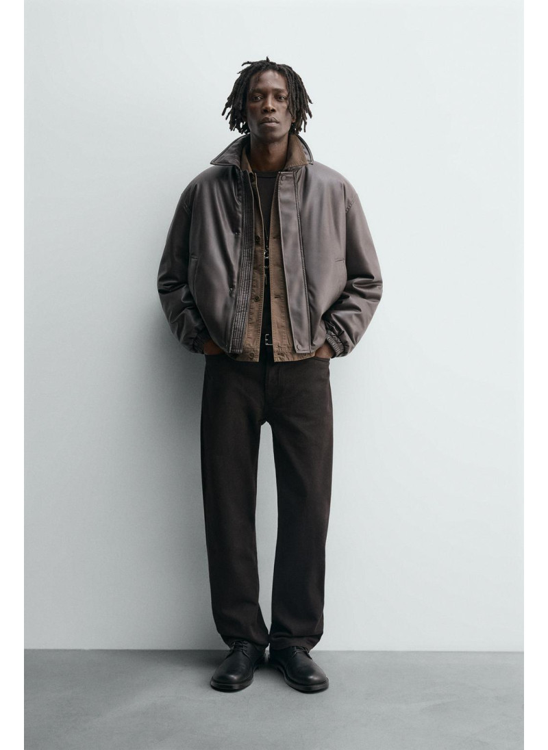 Куртка свободного кроя с эф...