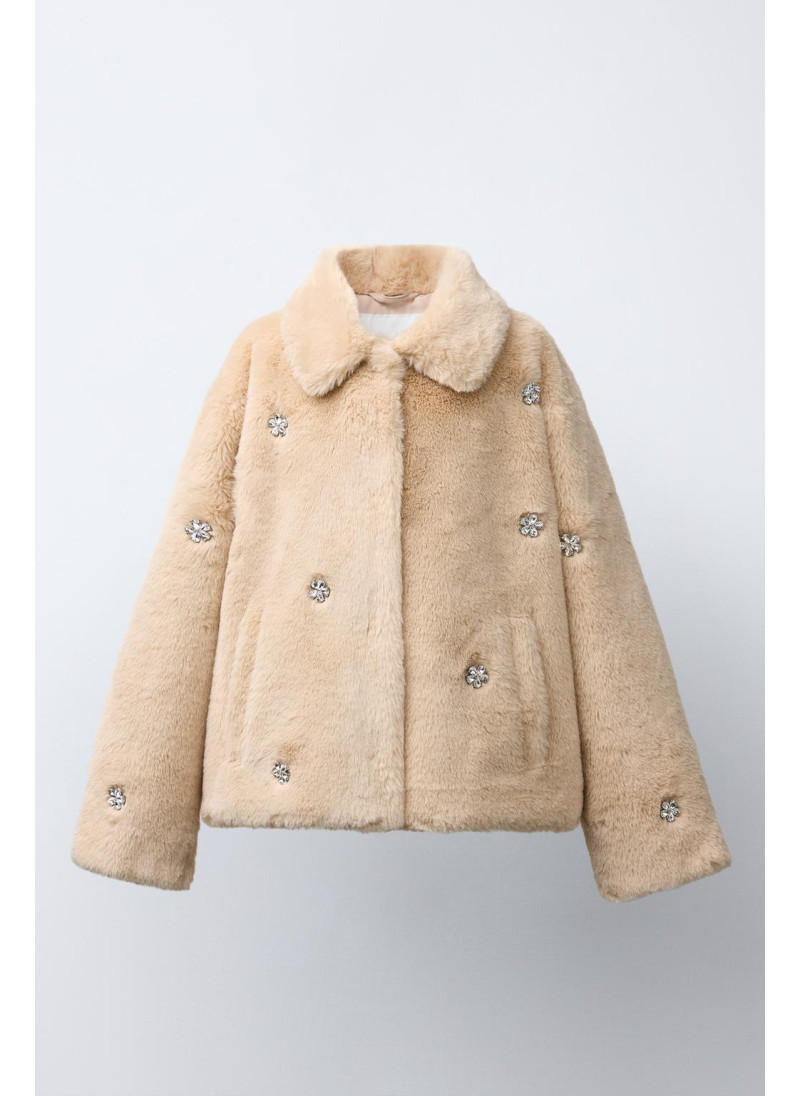 Короткое пальто из искусст�...