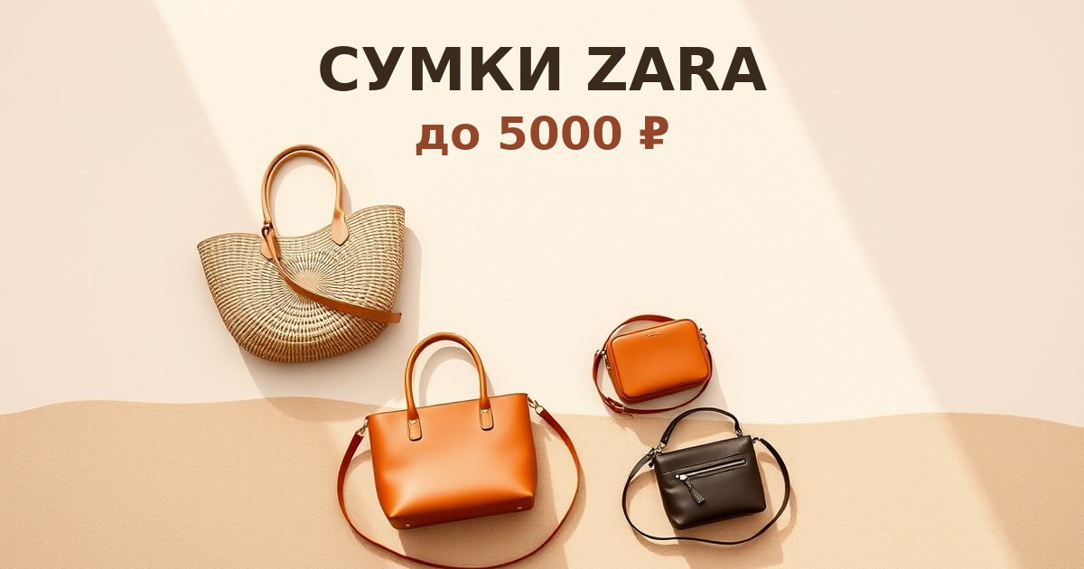Сумки Zara до 5000 ₽: 7 моделей с доставкой