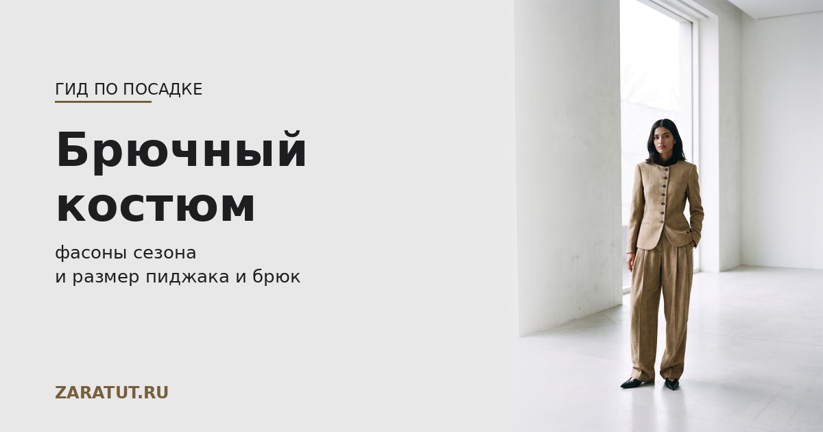 Брючный костюм женский: фасоны сезона и как подобрать пиджак и брюки по размеру