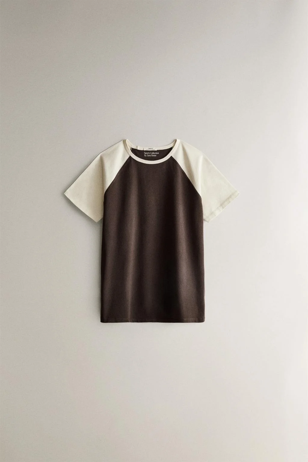 Хлопковая футболка двух тонов