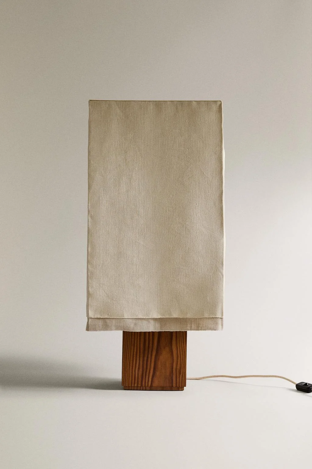 Лампа из льняной ткани — Освещение