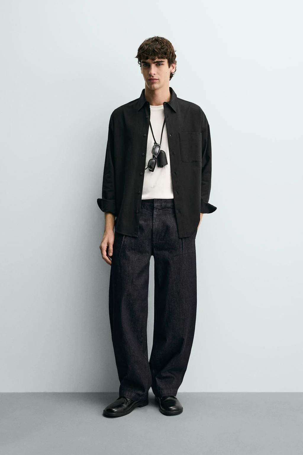 Рубашка свободного кроя