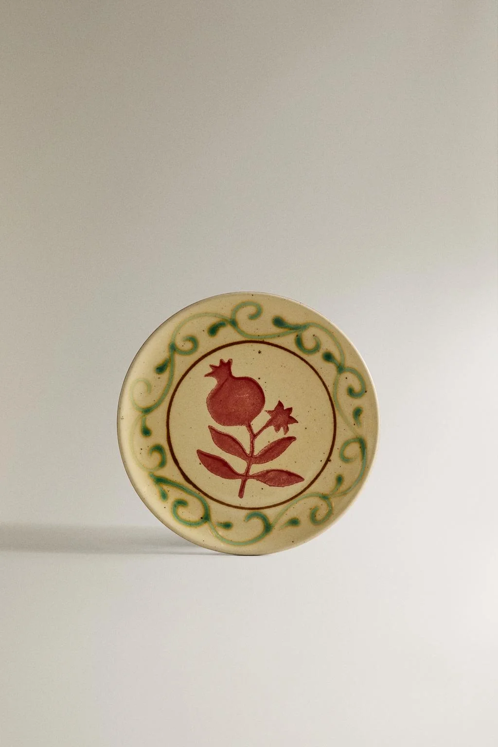 Закусочная тарелка «Гранатовая терракота» — Тарелки