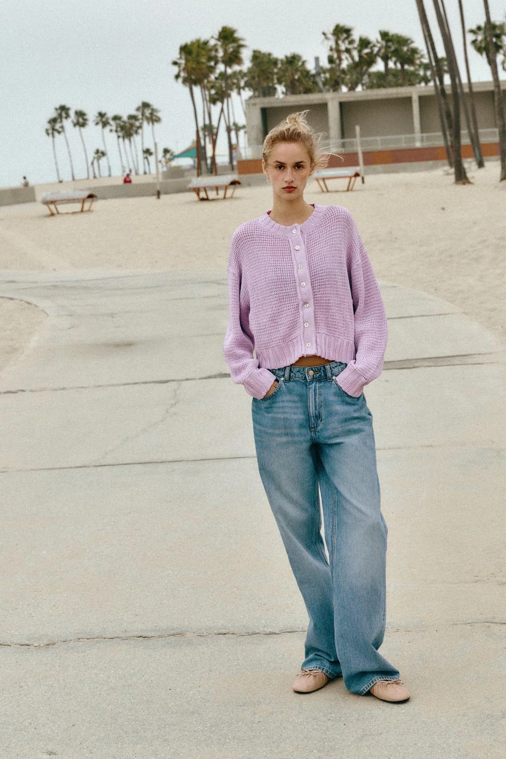 Объемный вязаный кардиган — Кардиганы | Джемперы