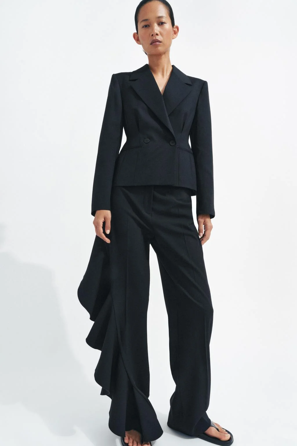 Строгий пиджак из смесовой шерсти коллекции ZW — Пиджаки