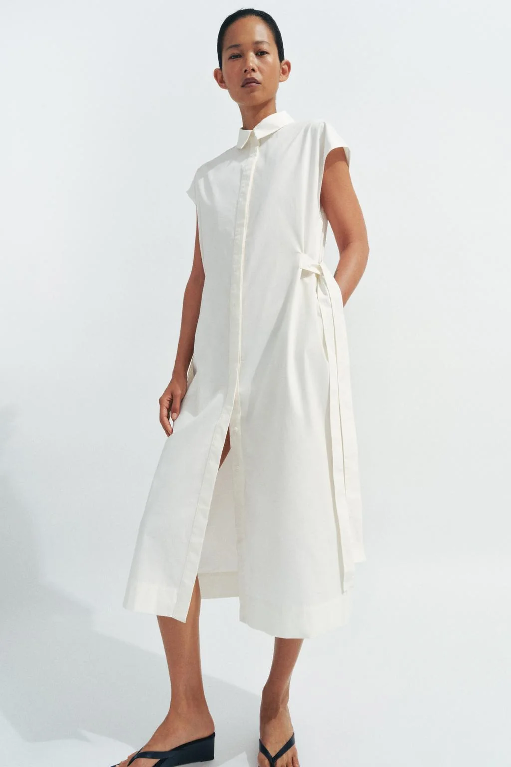 Рубашка-платье с завязками коллекции ZW