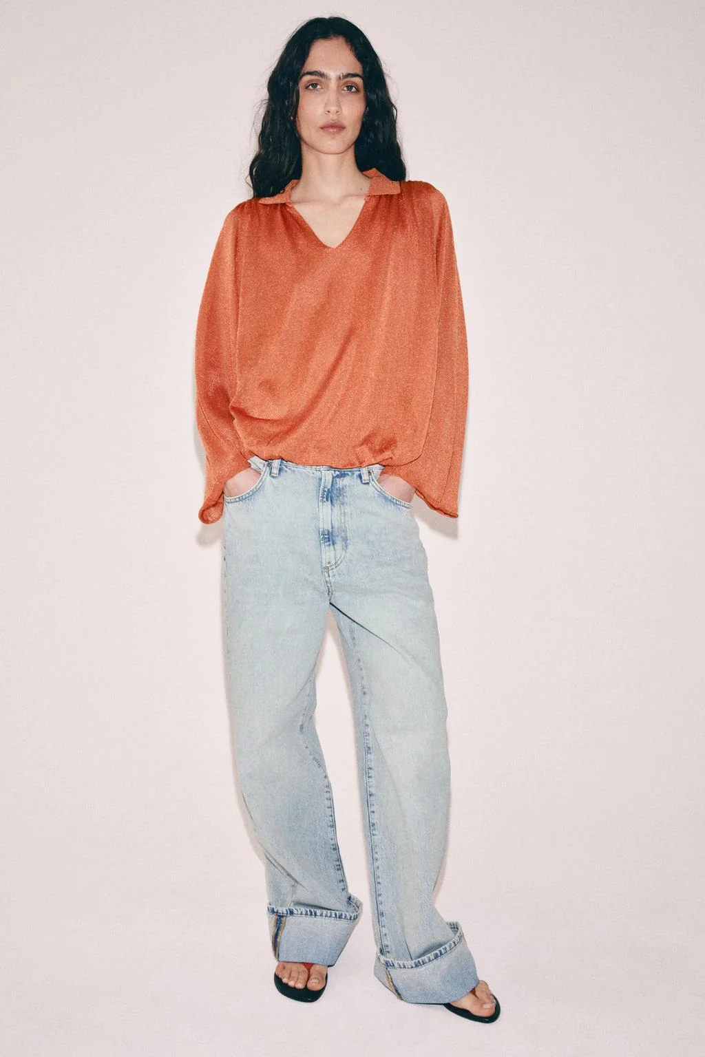 Топ с воротником поло — Поло