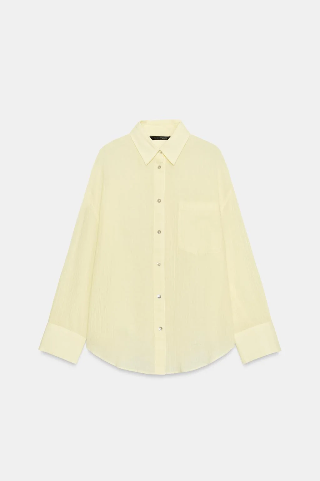 ОВЕРСАЙЗ ИЗ ГАЗА С КАРМАНОМ — Рубашки