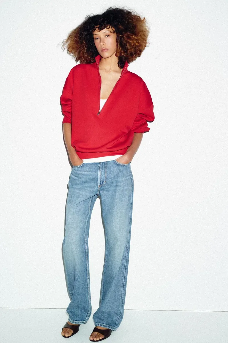 Оверсайз худи на молнии — Свитшоты | Джоггеры