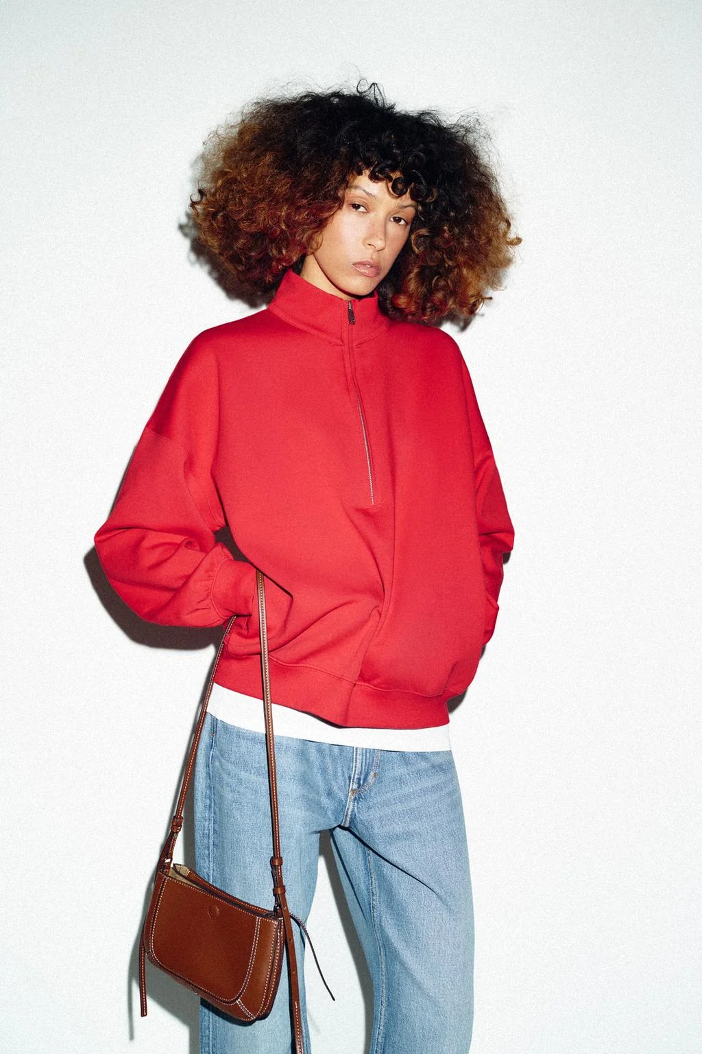 Сумка через плечо с двойным карманом — Сумки