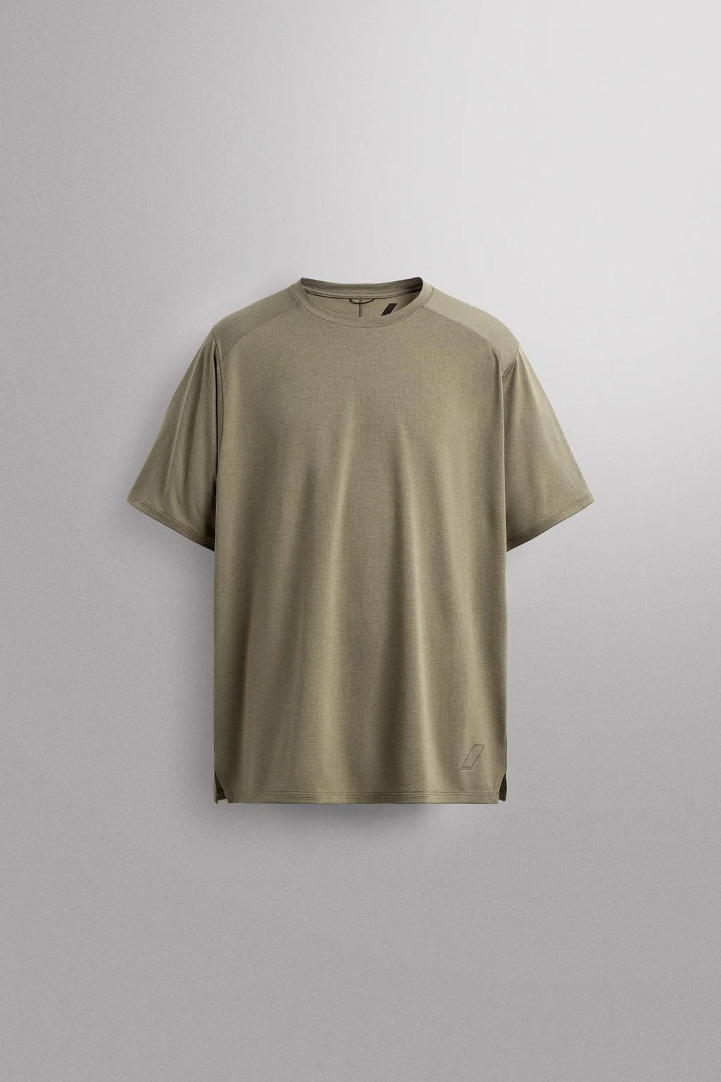 Текстурированная техническая футболка — Однотонные