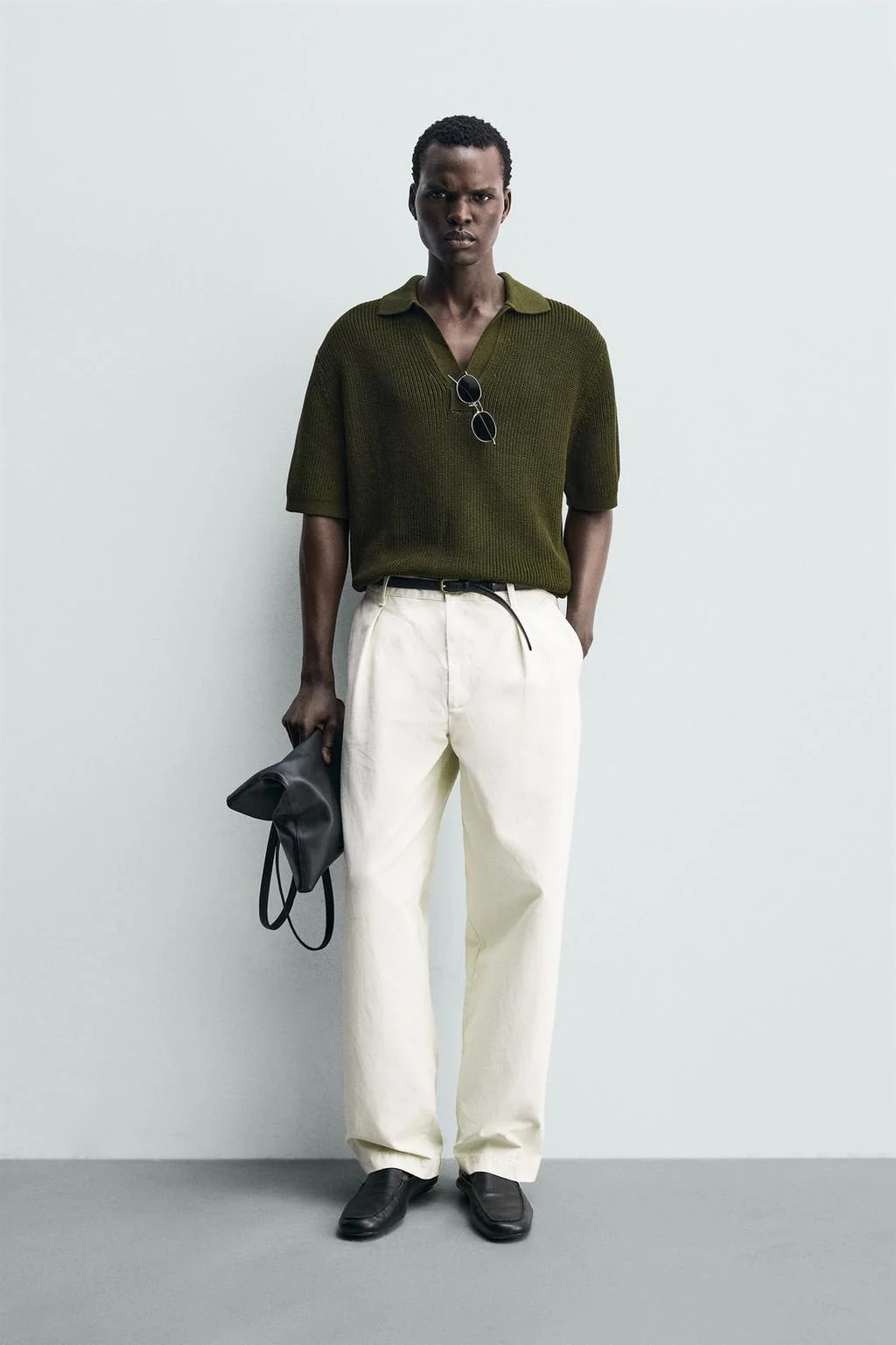 Вязаное поло из мерсеризованного хлопка — Специальная серия