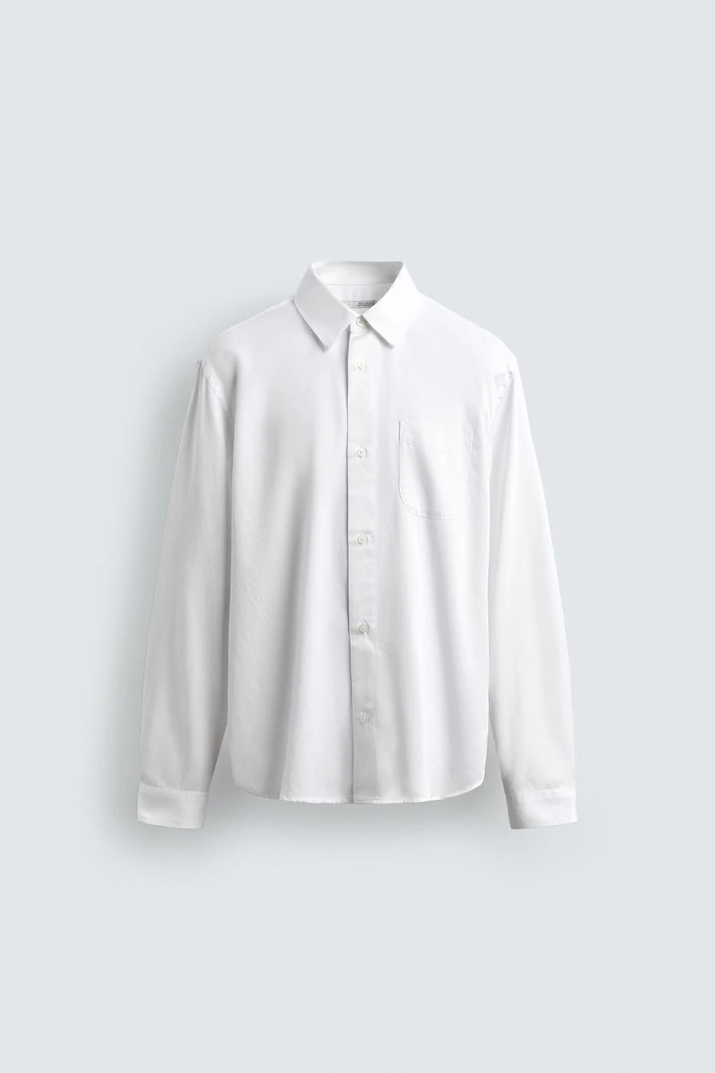 Рубашка regular fit из лиоцелла и хлопка