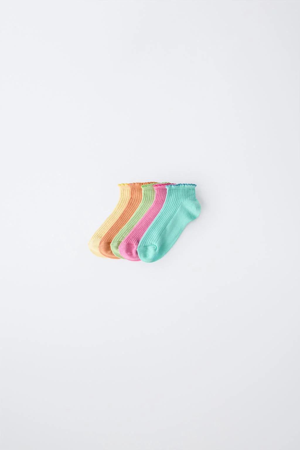 Упаковка 5 пар носков до щиколотки с волнистым контрастным узором — Ноги | тестяки