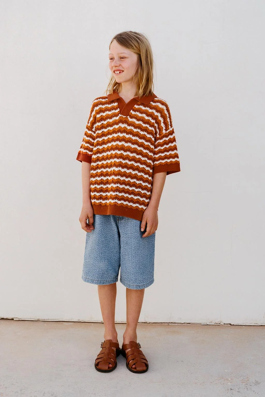 Деним бермуды с вышивкой — Специальная серия