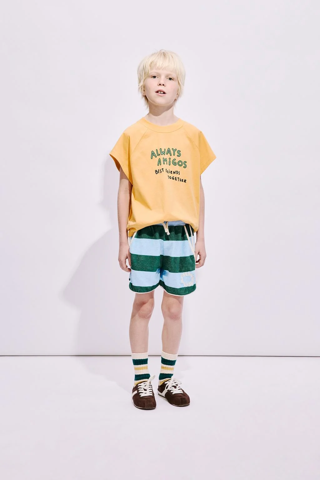 Бермуды из махровой ткани в полоску — Концепции