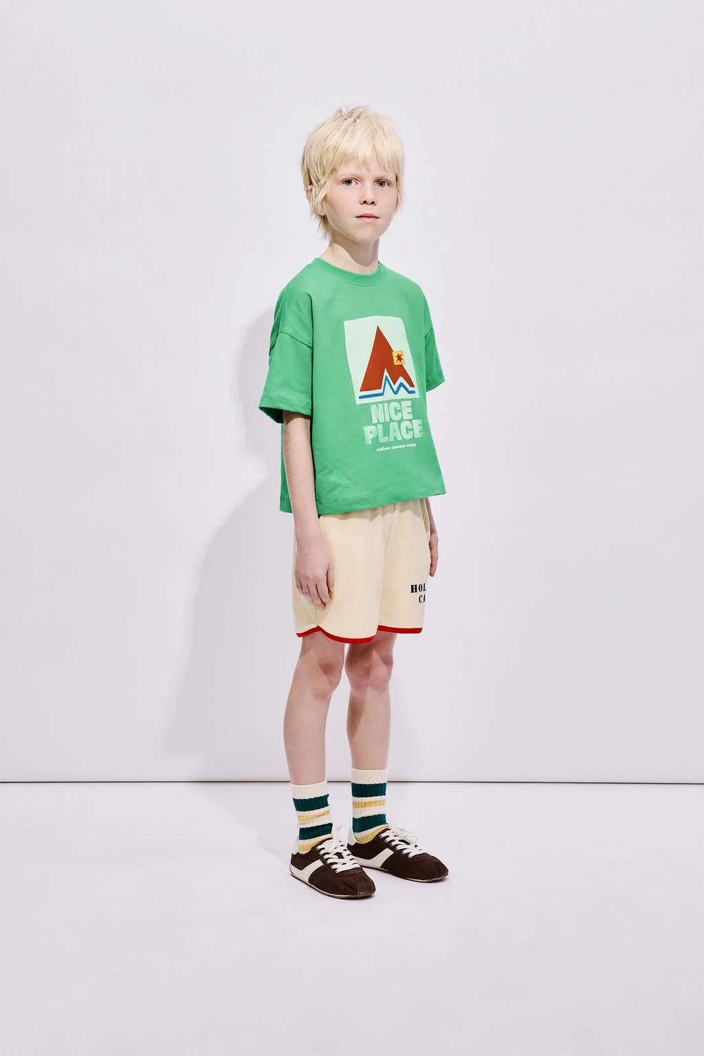 Махровые бермуды с контрастным дизайном — Концепции