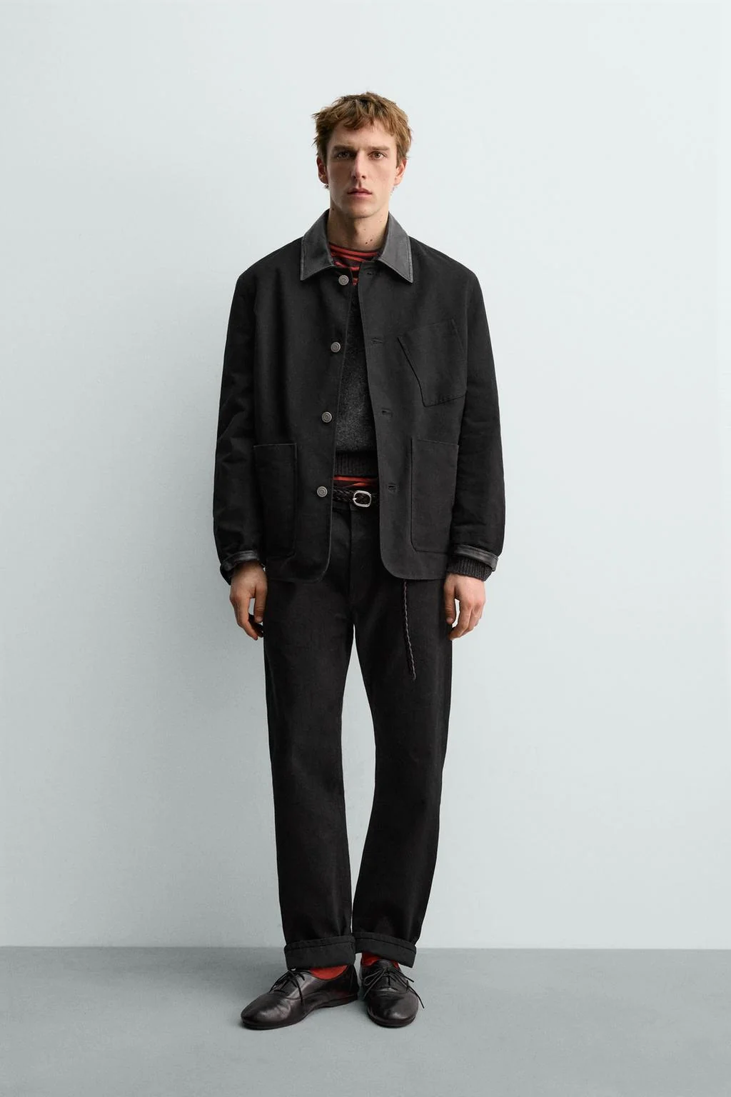Джинсы с прямыми штанинами и bootcut коллекция AARON LEVINE X ZARA