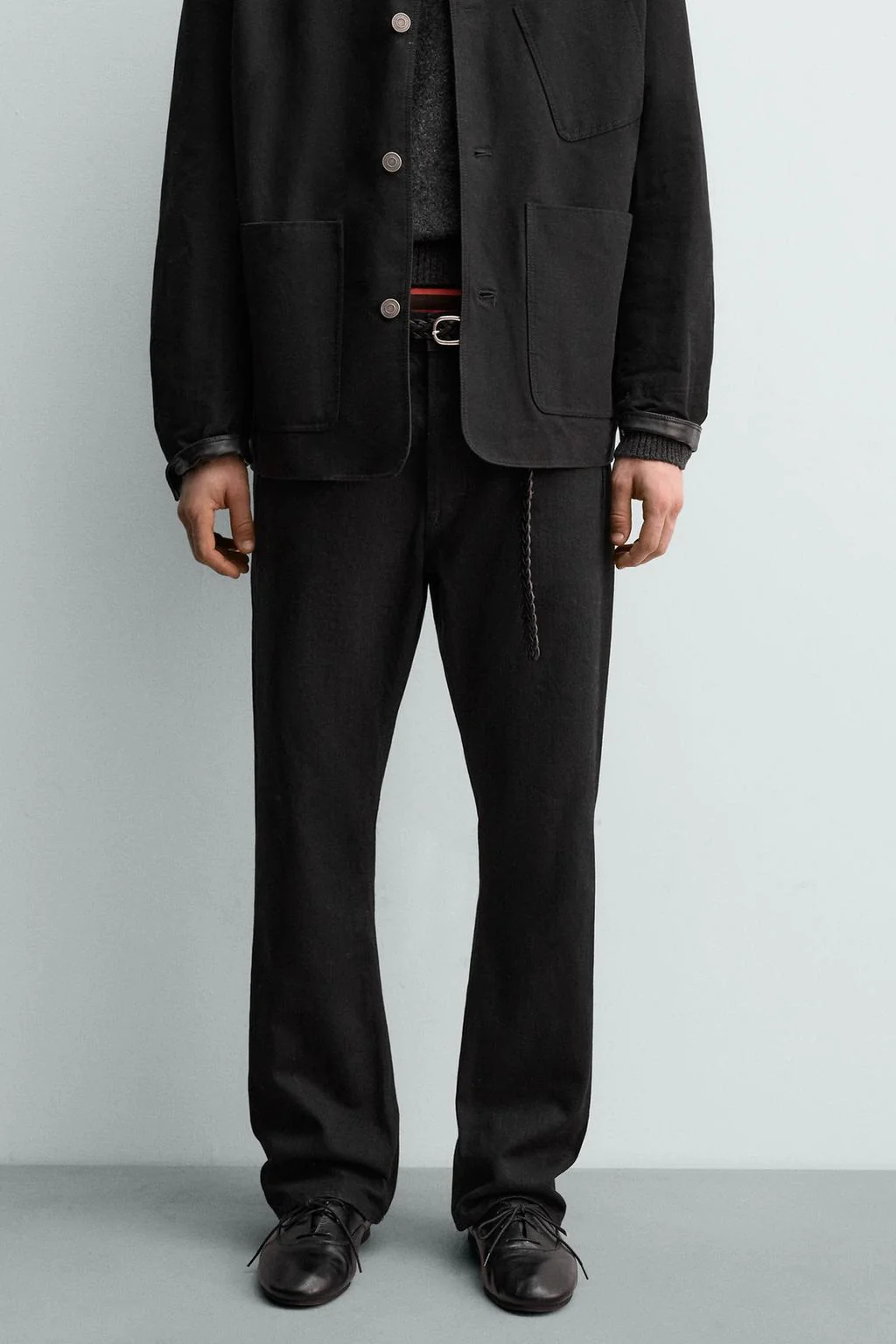 Джинсы с прямыми штанинами и bootcut коллекция AARON LEVINE X ZARA