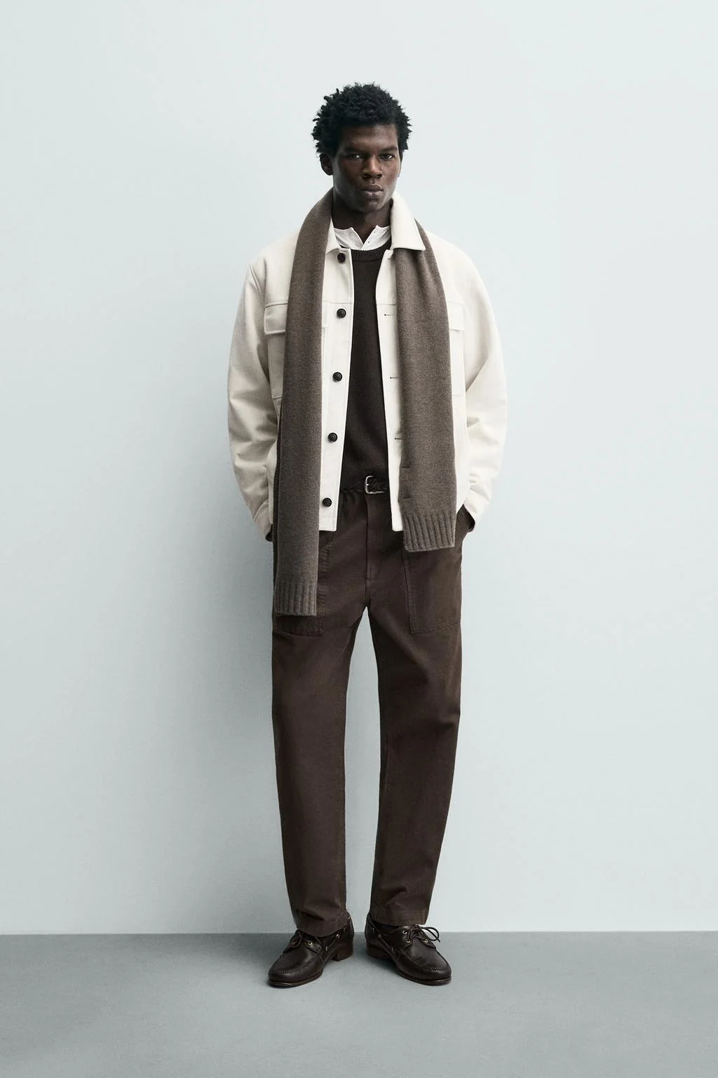 Верхняя рубашка из искусственной замши