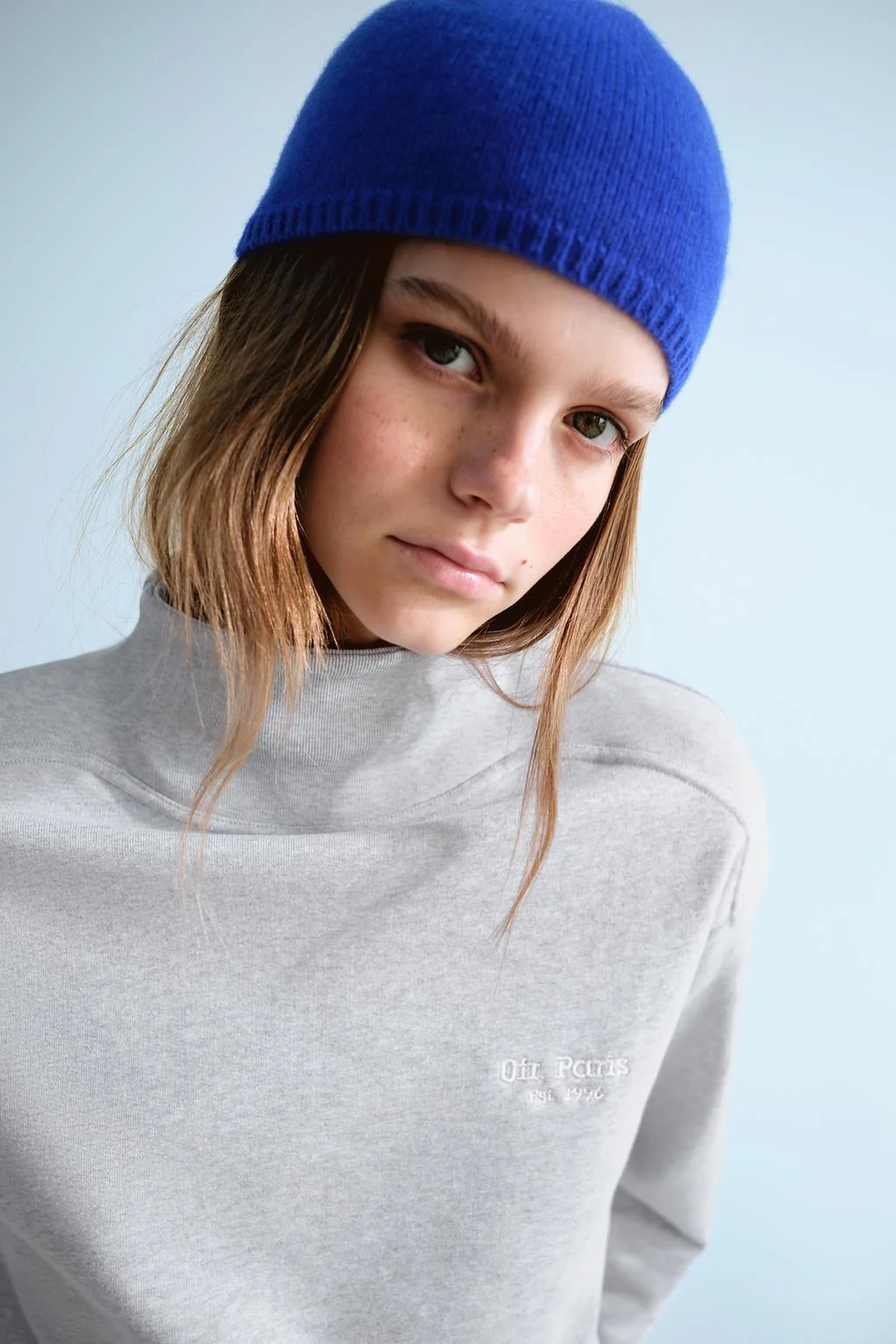 0FR. PARIS X ZARA свитшот из хлопковой смеси с вышивкой