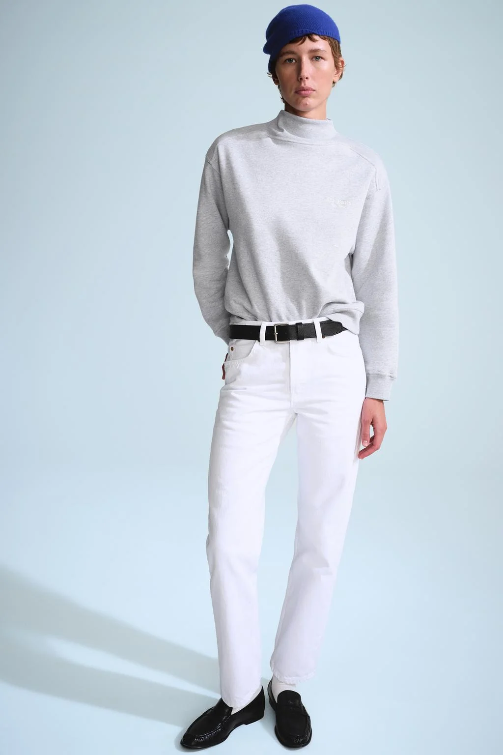 0FR. PARIS X ZARA 100% CASHMERE полосатая таблетка