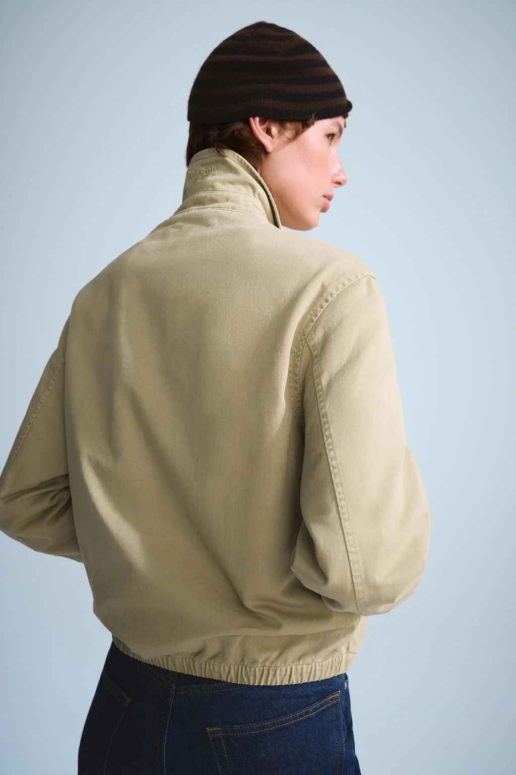 0FR. PARIS X ZARA 100% CASHMERE полосатая таблетка