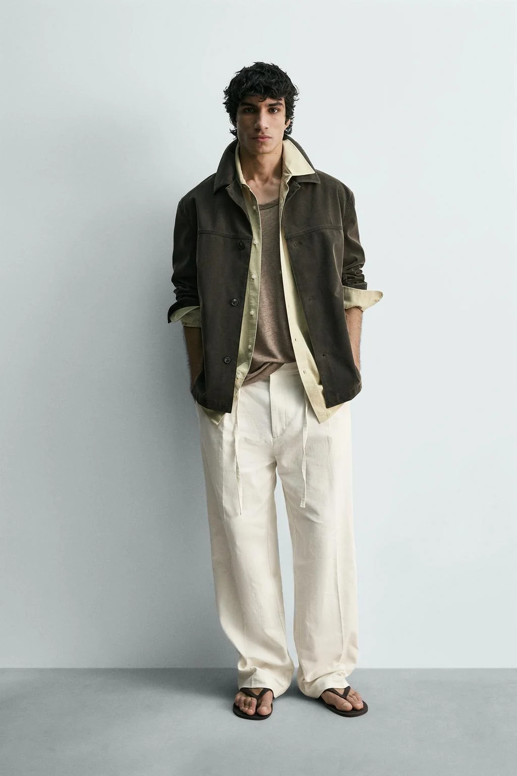 Праная куртка оверсайз