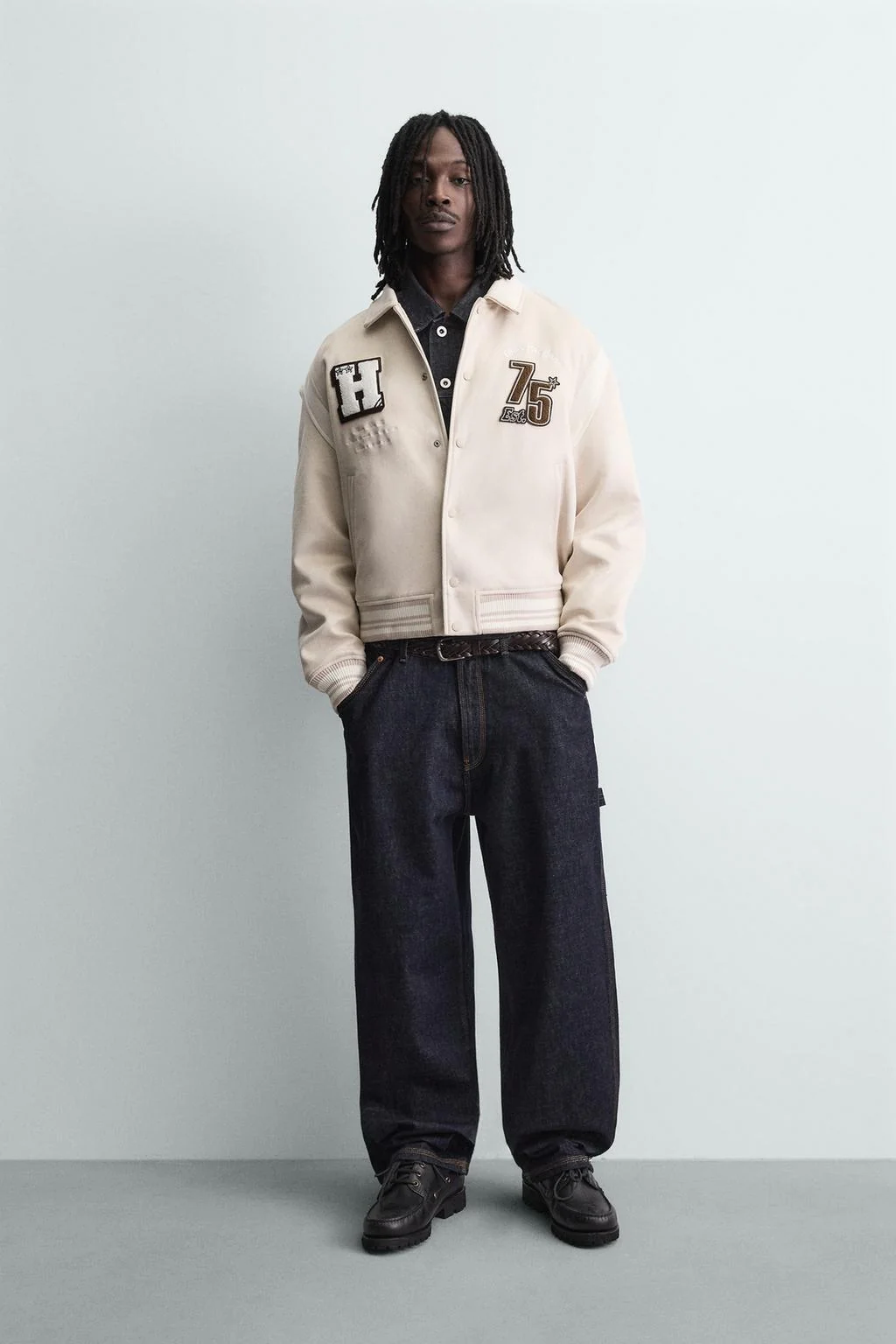 Куртка-бомбер из искусственной замши — Под кожу