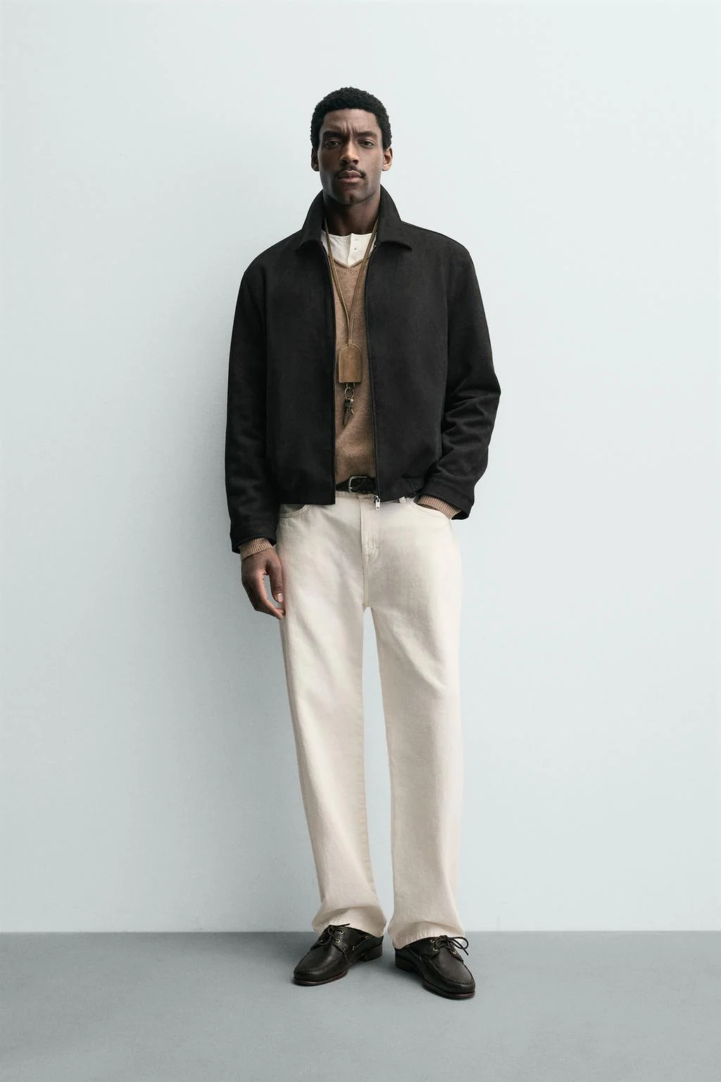 Куртка из искусственной замши — Под кожу