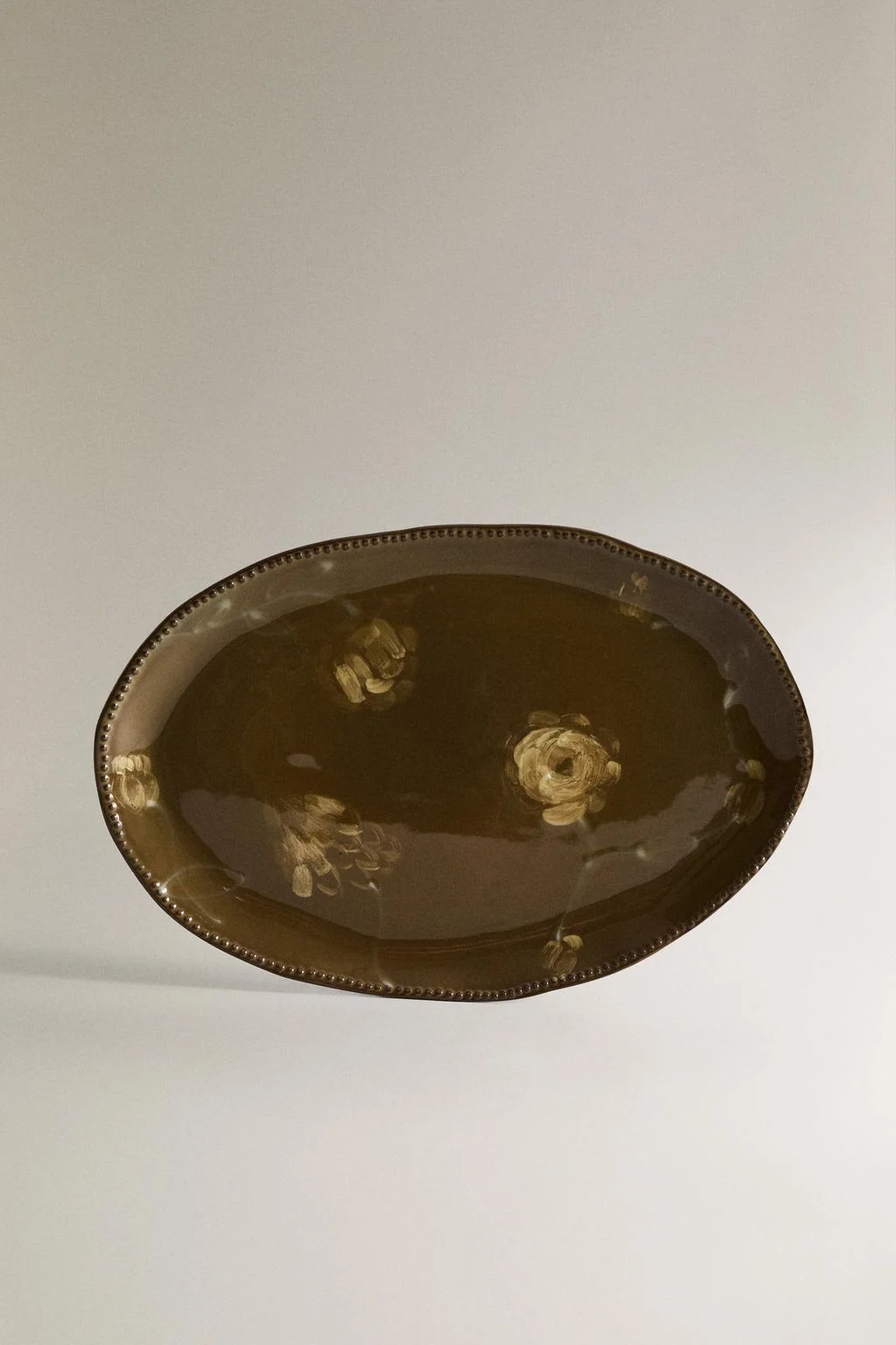 Большой ванной лоток с цветочным принтом