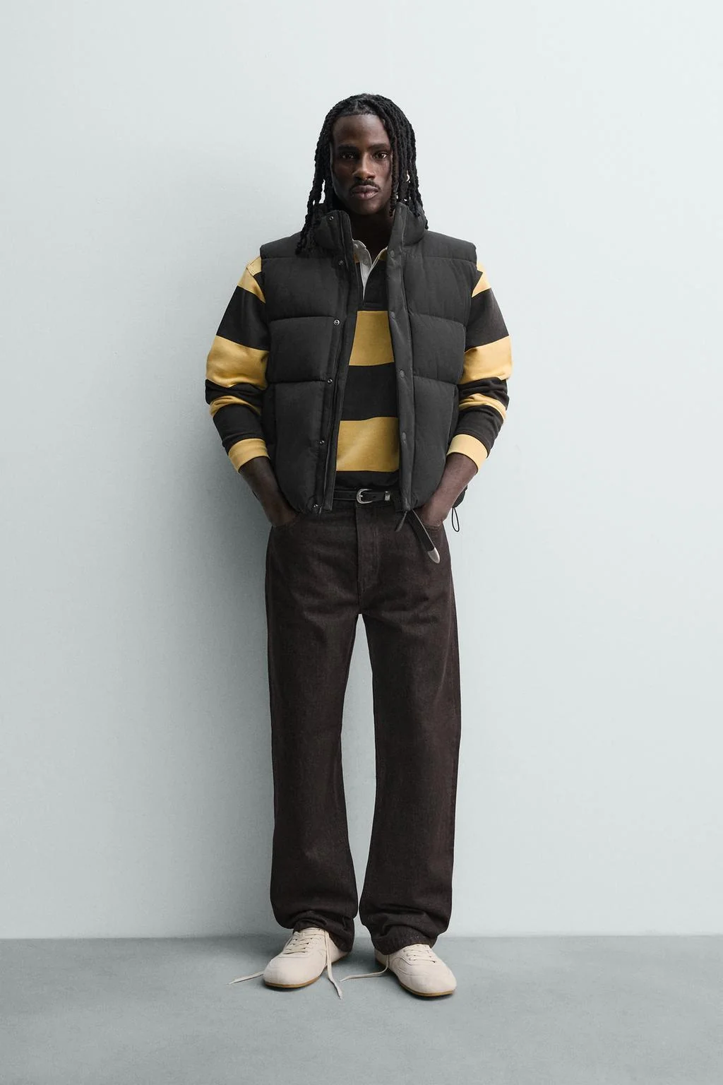 Укороченный жилет-пуховик — Жилеты