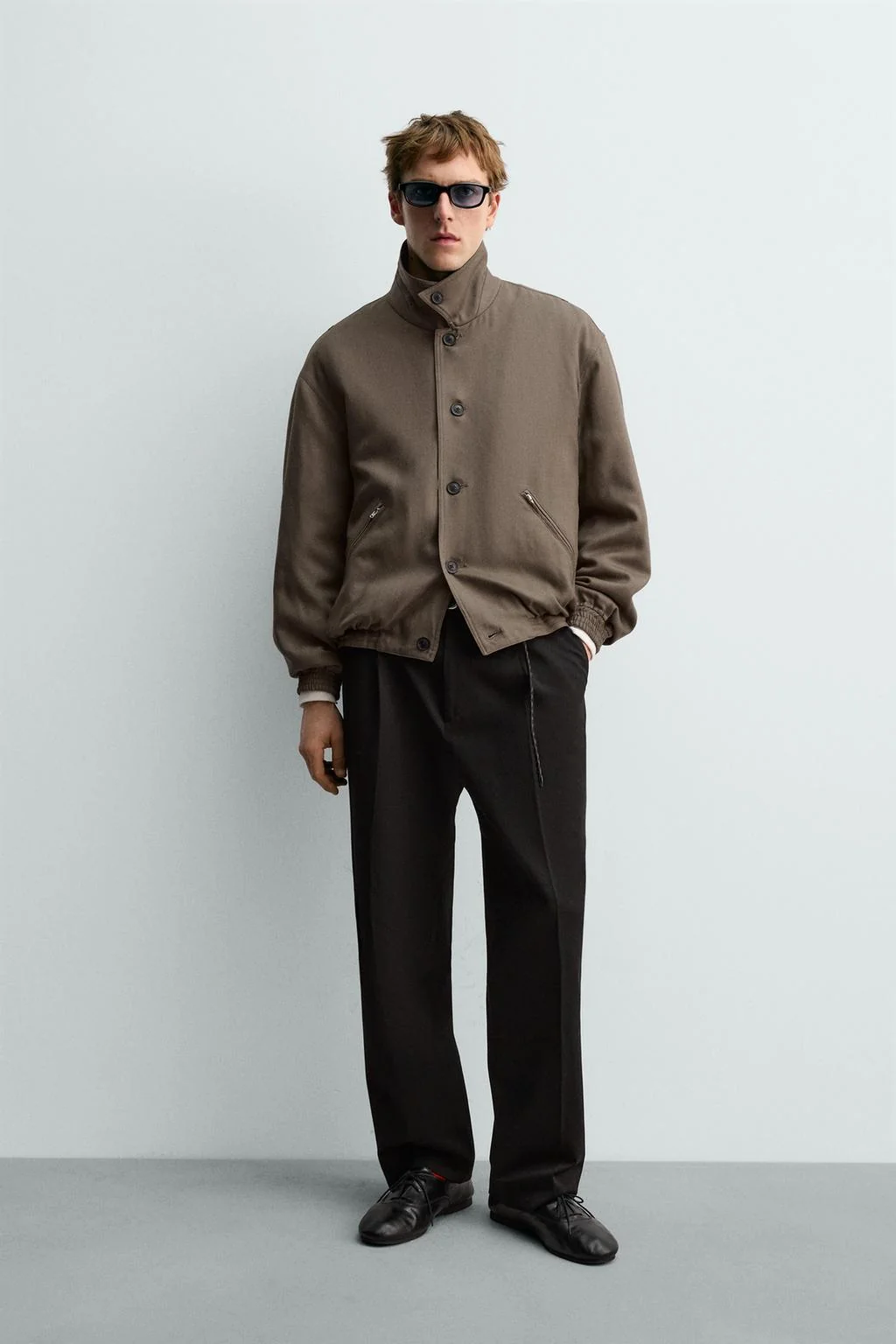 Простёганная куртка из 100% шерсти Aaron Levine X Zara — Аарон Левин × Зара