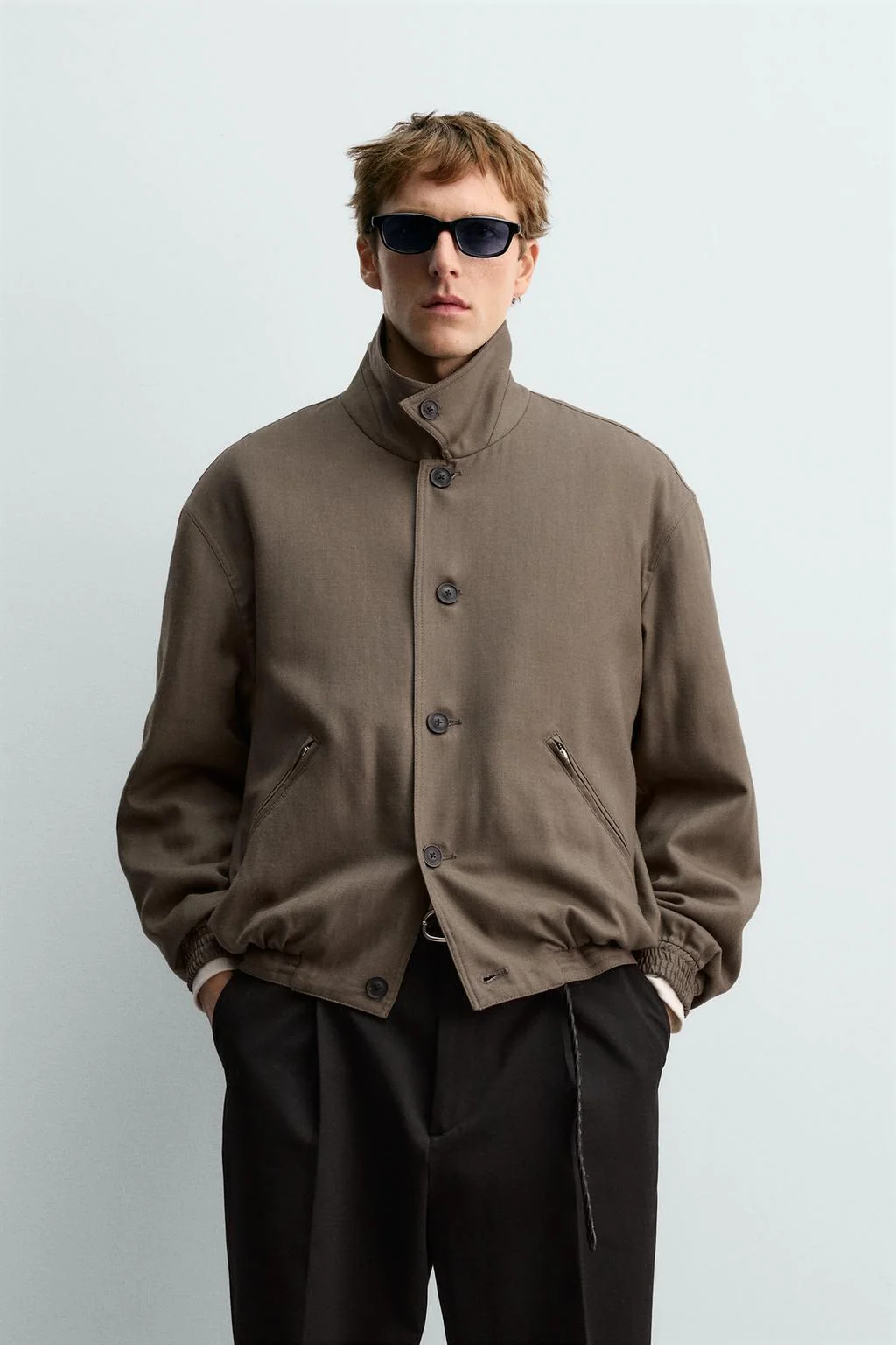 Простёганная куртка из 100% шерсти Aaron Levine X Zara