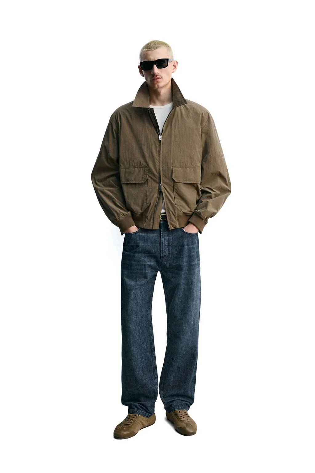 Техническая куртка классического кроя — Бомбер