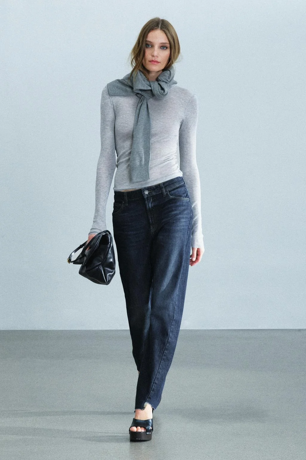 Джинсы ZW Collection The Split Seam Straight Low-Rise