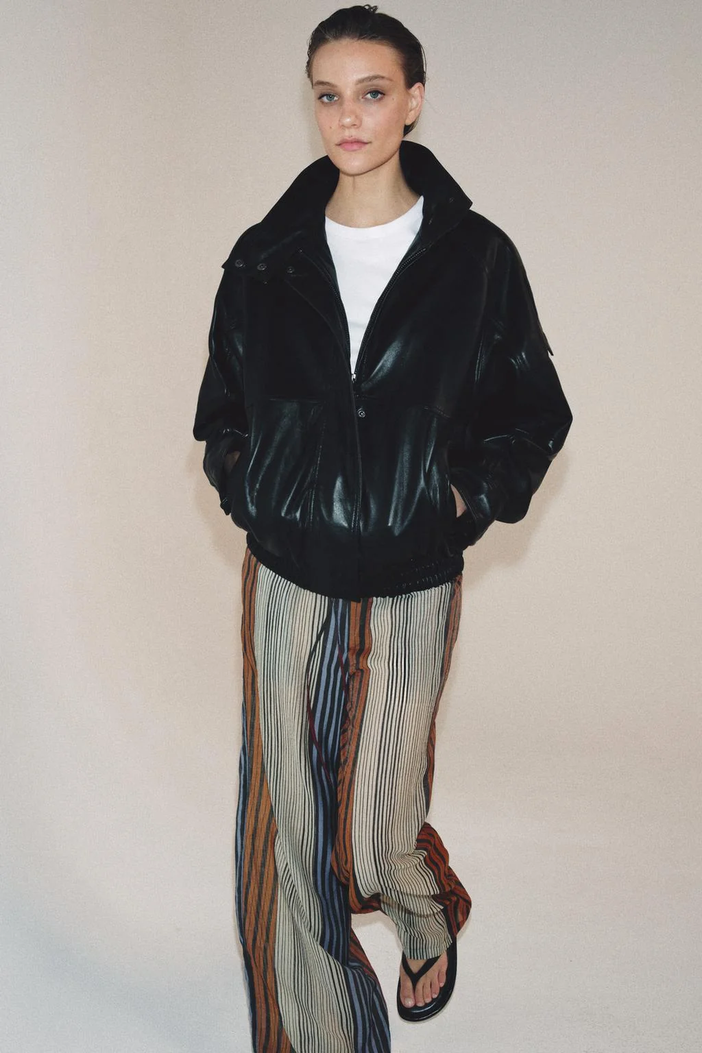 Пижамные брюки в полоску ZW COLLECTION