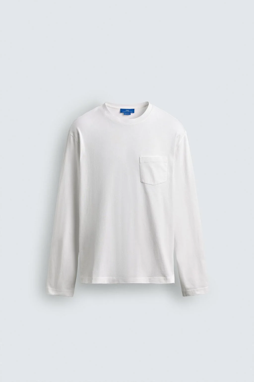Футболка с длинным рукавом и карманом Аарон Левин X ZARA